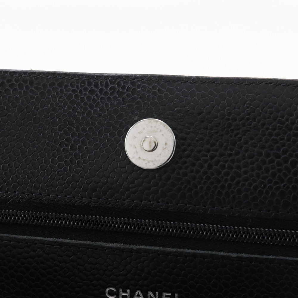 CHANEL Black Caviar Leather Wallet - Picture 12 of 14